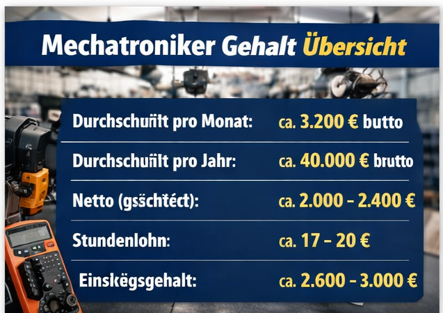 Mechatroniker Gehalt 2026