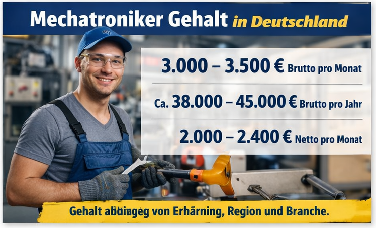 Mechatroniker Gehalt