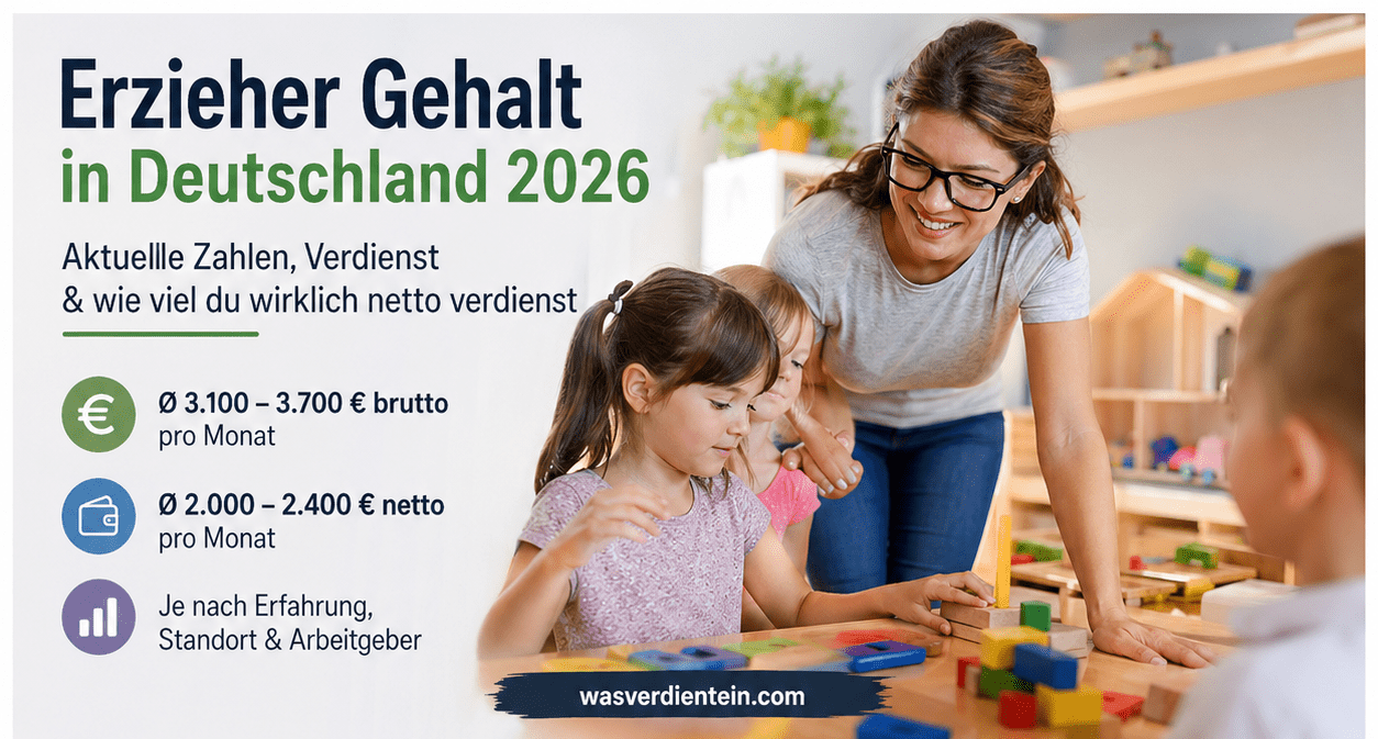 Erzieher Gehalt 2026