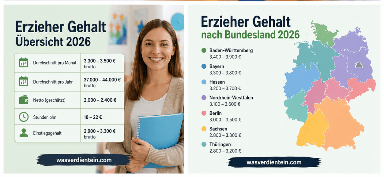 Erzieher Gehalt