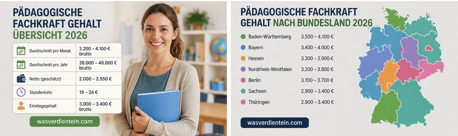 Pädagogische Fachkraft Gehalt