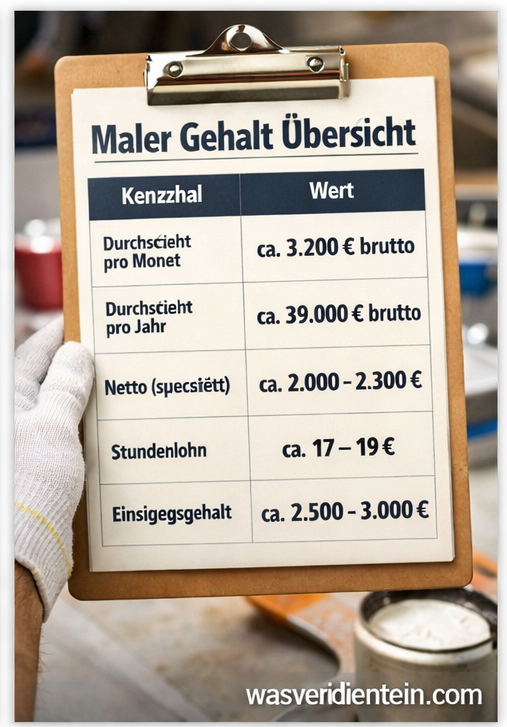 Maler und Lackierer Gehalt
