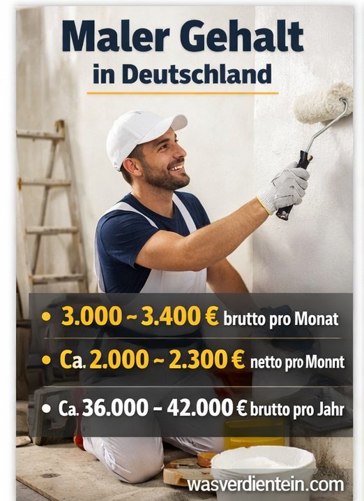 Maler Gehalt in Deutschland