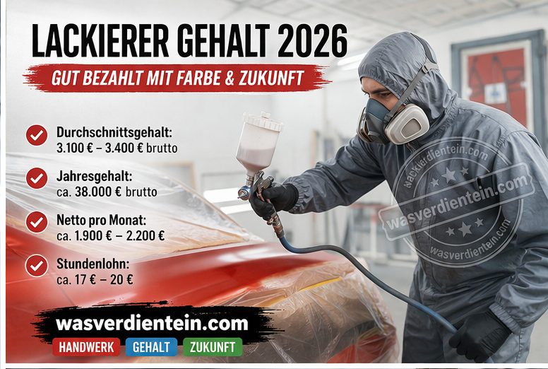 Lackierer Gehalt in Deutschland 2026