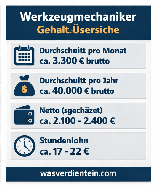 Wie viel verdient ein Werkzeugmechaniker
